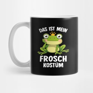 Lustiges Das Ist Mein Frosch Kostüm Cartoon Design Mug